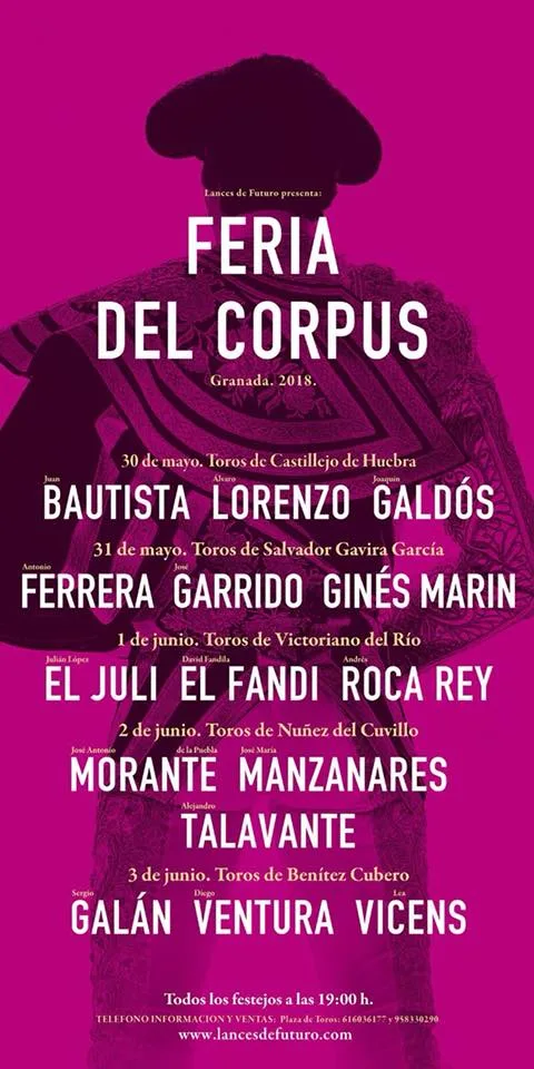 Cartel Corpus Christi 2018 Granada